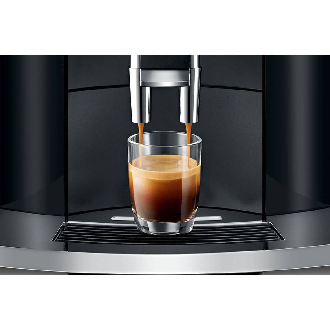 Кофемашина автоматическая Jura Е6 Piano Black EB, зерновой и молотый, черная / Кофемашины №6 oe.kz Кофемашина автоматическая Jura Е6 Piano Black EB, зерновой и молотый, черная / Кофемашины №6
