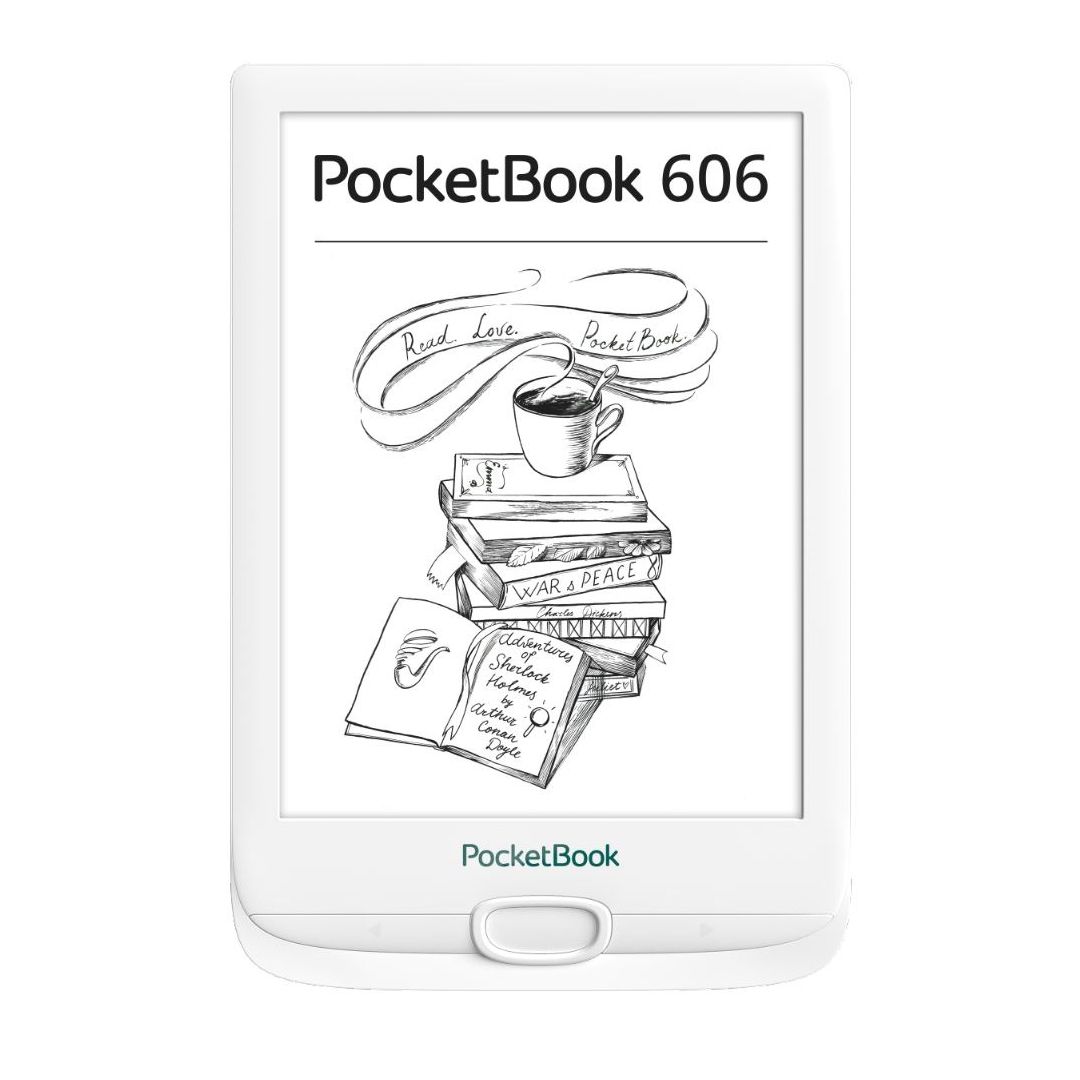 Электронная книга PocketBook PB606-D-CIS, белая / Электронные книги