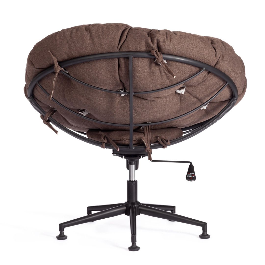 Кресло Cloude, рогожка/металл, коричневый / Стулья №3