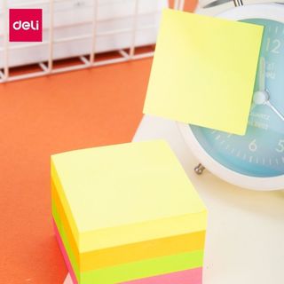 Өздігінен жабысатын блок 51*51 мм, Deli, 4 неон түс, 400 парақ / Өзі жабысатын блоктар oe.kz Өздігінен жабысатын блок 51*51 мм, Deli, 4 неон түс, 400 парақ / Өзі жабысатын блоктар