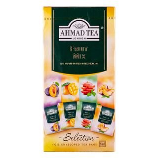 Чай Ahmad Tea Фруктовый микс, 4 вкуса, 25 пакетиков/упак / Чай пакетированный