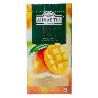 Чай Ahmad Tea Манго, черный, 25 пакетиков/упак / Чай пакетированный