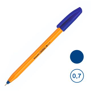 Ручка шариковая Luxor "InkGlide", 0,7 мм, синяя, цена за штуку / Ручки шариковые неавтоматические