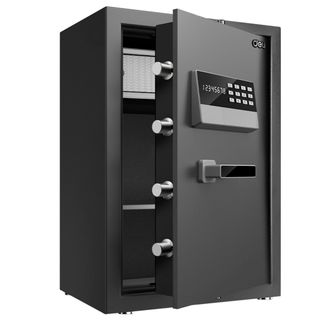 Сейф Deli "ET622", электронды код + кілт, 695*430*380 мм, 39 кг, қара / Сейфтер