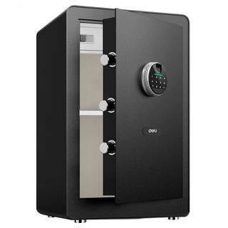 Сейф Deli "ET632", биометриялық + электронды код + кілт, 600*380*360 мм, 26 кг / Сейфтер