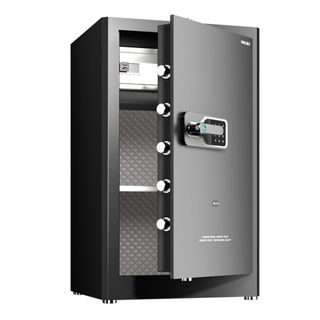 Сейф Deli "AE132", биометриялық + электронды код + кілт, 800*480*420 мм, 45 кг, қара / Сейфтер