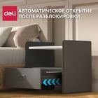 Сейф мебельный Deli "AE300", биометрический + электронн. код + ключ, 490*520*425 мм, 25.71 кг, белый