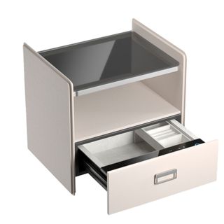 Сейф мебельный Deli "AE300", биометрический + электронн. код + ключ, 490*520*425 мм, 25,71 кг / Сейфы