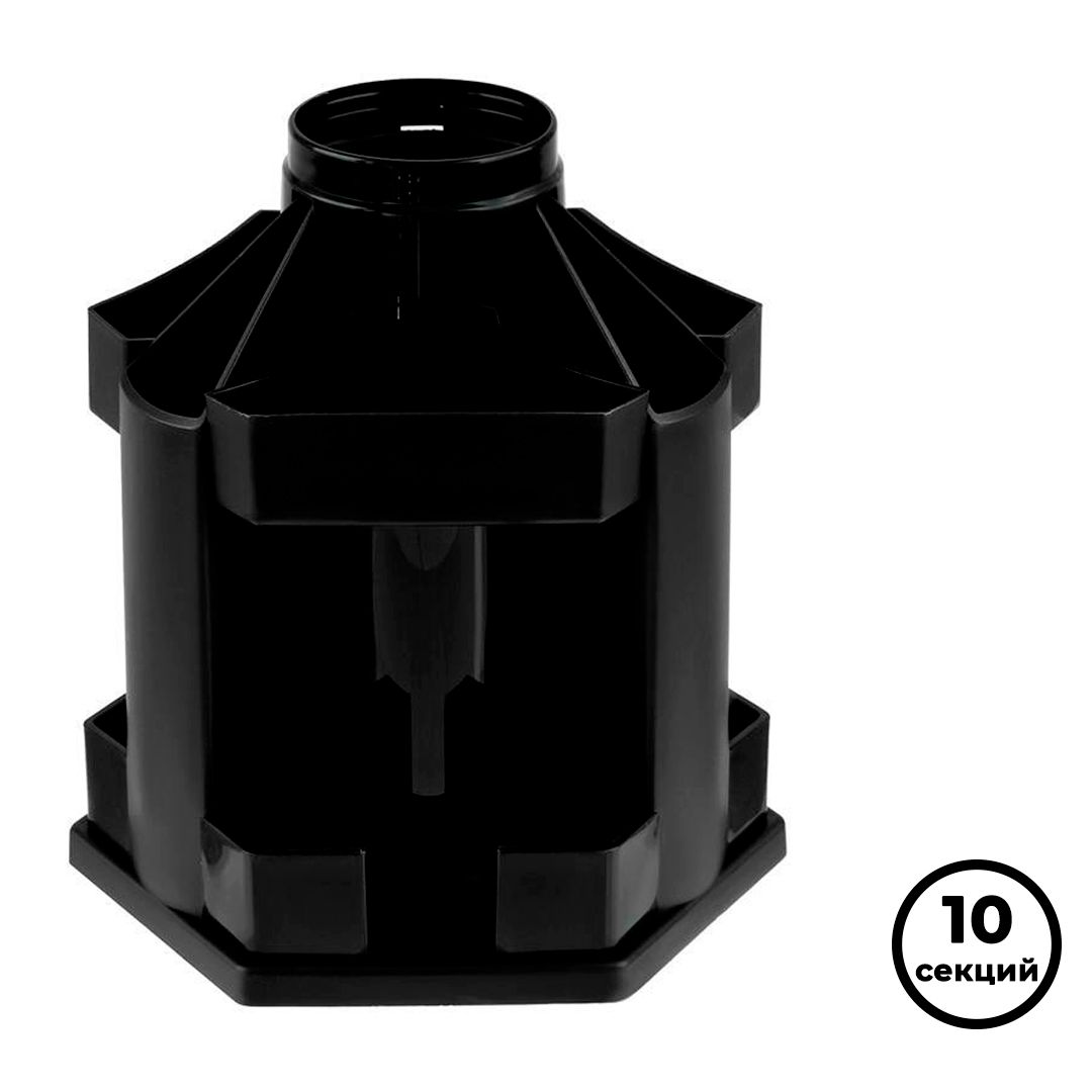 Настольная подставка Attache "Maxi Desk", вращающаяся, черная / Подставки без наполнения