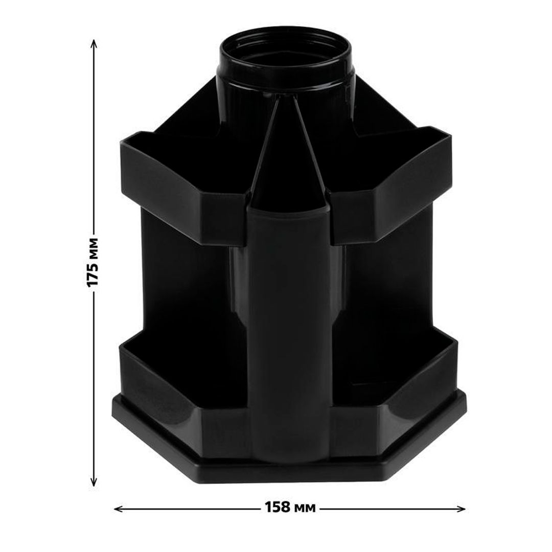Настольная подставка Attache "Maxi Desk", вращающаяся, черная / Подставки без наполнения №2