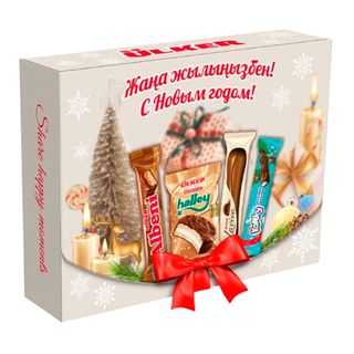 Жаңа жылдық сыйлық Ulker Конверт "Жаңа жылыңызбен!", картон қорап, 347 гр, ассорти / Жаңа жылдық сыйлықтар