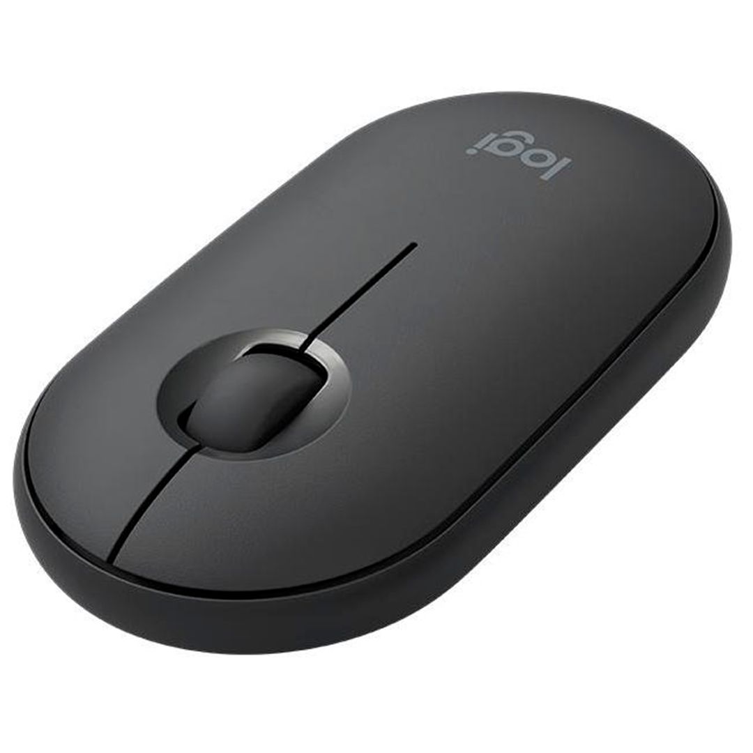 Мышь беспроводная Logitech Pebble M350 Graphite, USB, 3 кнопки, 1000 dpi, оптическая, серый / Мыши беспроводные №2