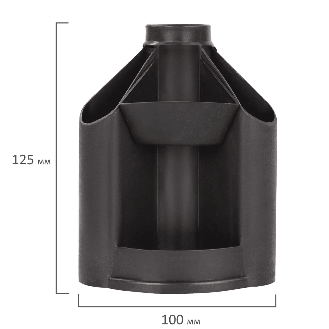 Настольный органайзер Staff "Минидеск", 10 предметов, вращающийся, черный / Подставка с наполнением №11 oe.kz Настольный органайзер Staff "Минидеск", 10 предметов, вращающийся, черный / Подставка с наполнением №11