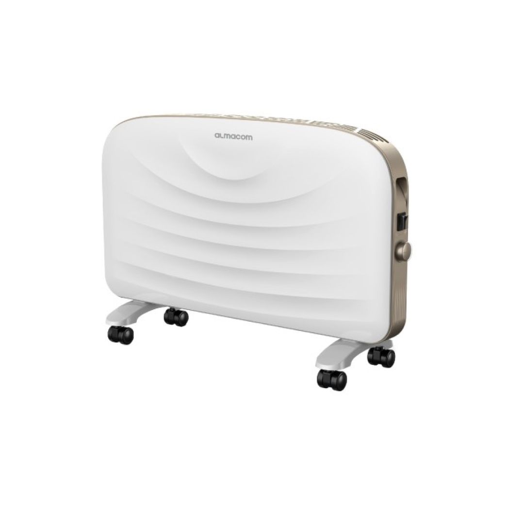 Электроконвектор Almacom PC-20G, 2 кВт, белый с золотом / Обогреватели