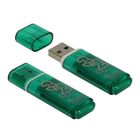 USB-флешка 32 Gb, Smartbuy "Glossy series", USB 2.0, зеленая