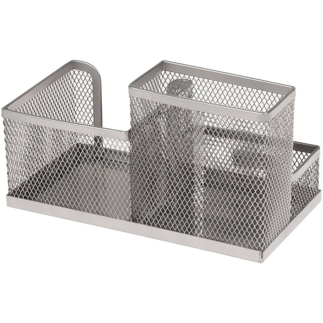 Настольная подставка Стамм, 102*94*185 мм, металлическая, 3 секций, серебристая / Подставки без наполнения №5