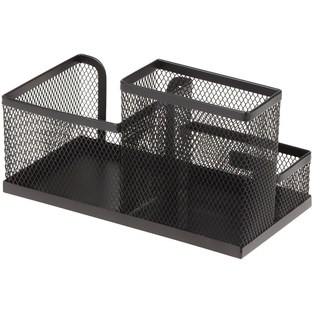 Настольная подставка Стамм, 102*94*185 мм, металлическая, 3 секций, черная / Подставки без наполнения №4