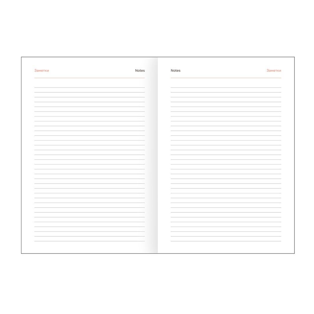 Ежедневник недатированный BG "Ariane. Black", А5, 160 л, балакрон, черный / Ежедневники недатированные №3