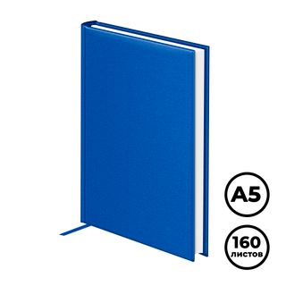 Ежедневник недатированный BG "Ariane. Blue", А5, 160 л, балакрон, синий / Ежедневники недатированные