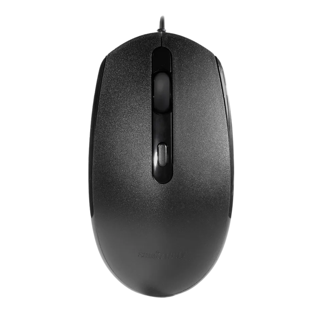 Оптикалық сымды тінтуір Smartbuy ONE 280-K, 4 батырма, 2400 dpi, USB, қара / Сымды тінтуірлер