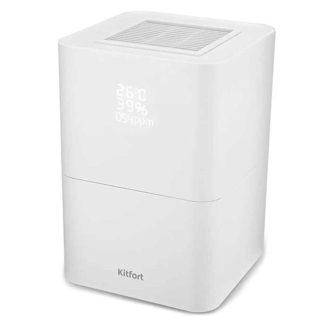 Очиститель воздуха Kitfort KT-2821, мощность 10 Вт, площадь помещения 25 м², белый / Очистители и увлажнители воздуха oe.kz Очиститель воздуха Kitfort KT-2821, мощность 10 Вт, площадь помещения 25 м², белый / Очистители и увлажнители воздуха