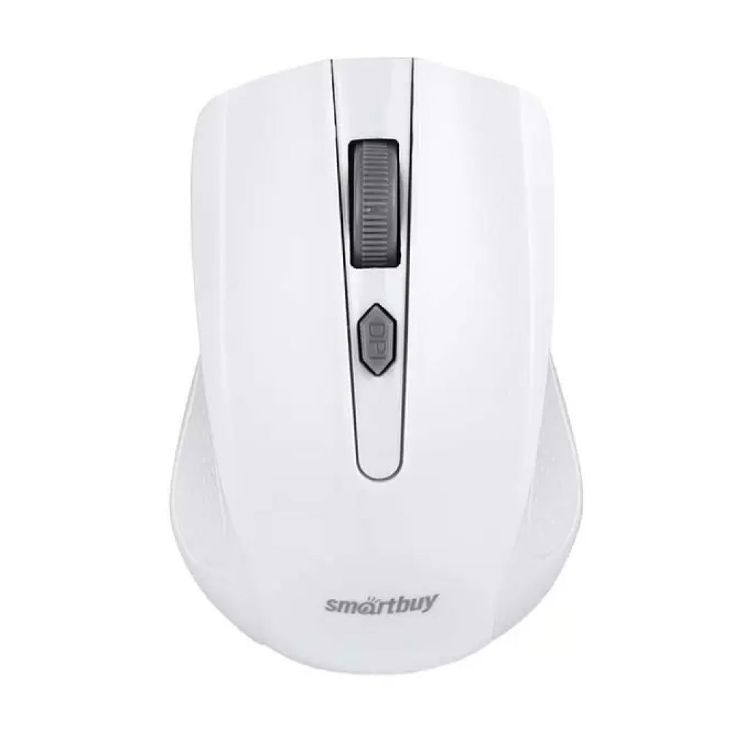 Мышь беспроводная Smartbuy ONE 352, USB, 3 кнопки, 1600 dpi, белая / Мыши беспроводные