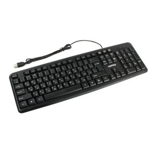 Сымды пернетақта Smartbuy ONE 112, ENG/RUS, USB, қара / Сымды пернетақталар