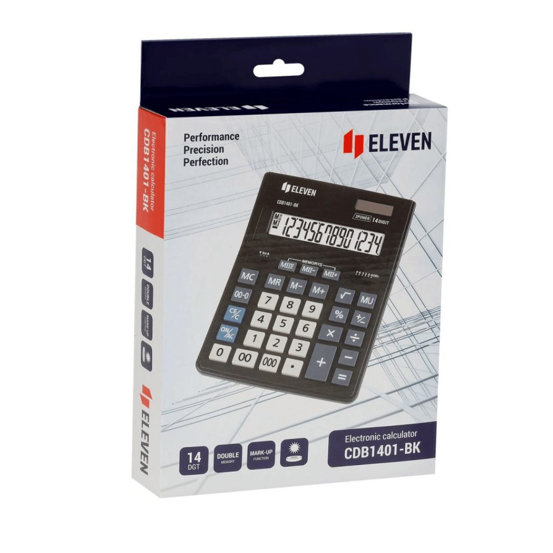 Калькулятор настольный Eleven Business Line CDB, 14 разрядов, 155*205*35 мм, черный / Калькуляторы настольные №3