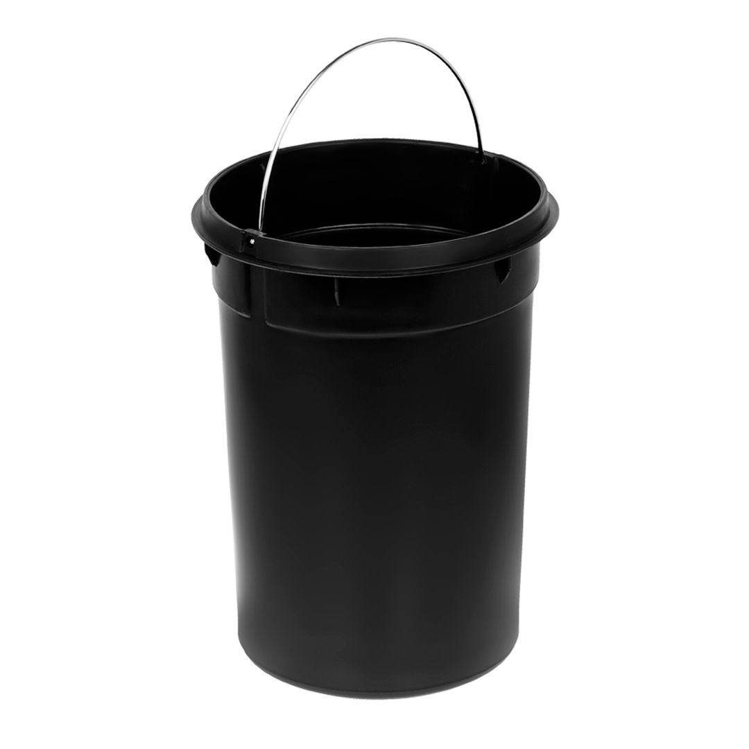 Қоқысқа арналған шелек-контейнер OfficeClean Professional Simple, 12 л, тоттанбайтын болат, хром / Қоқыс контейнерлері мен шелектері №2