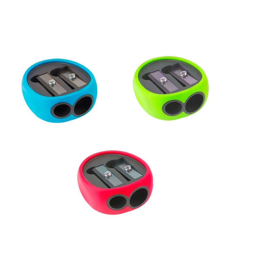 Ұштағыш ArtSpace "Soft", контейнерсіз, 2 тесікті, ассорти, баға бір дана үшін / Ұштағыштар №2