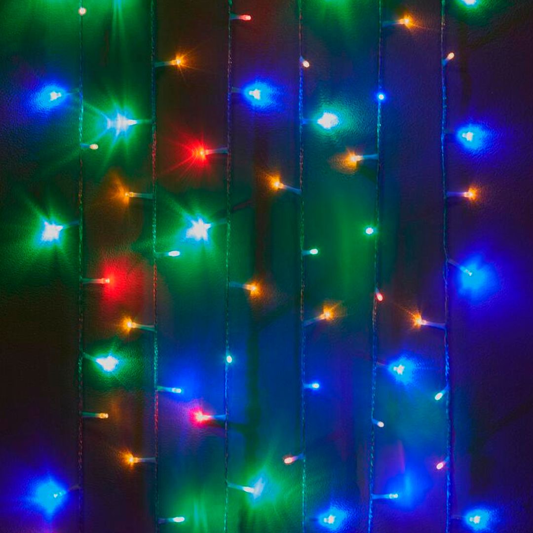 Электрогирлянда светодиодная, 100 ламп, разноцветный, 8 режимов, 6 м, IP20 / Подарки и сувениры №2 oe.kz Электрогирлянда светодиодная, 100 ламп, разноцветный, 8 режимов, 6 м, IP20 / Подарки и сувениры №2