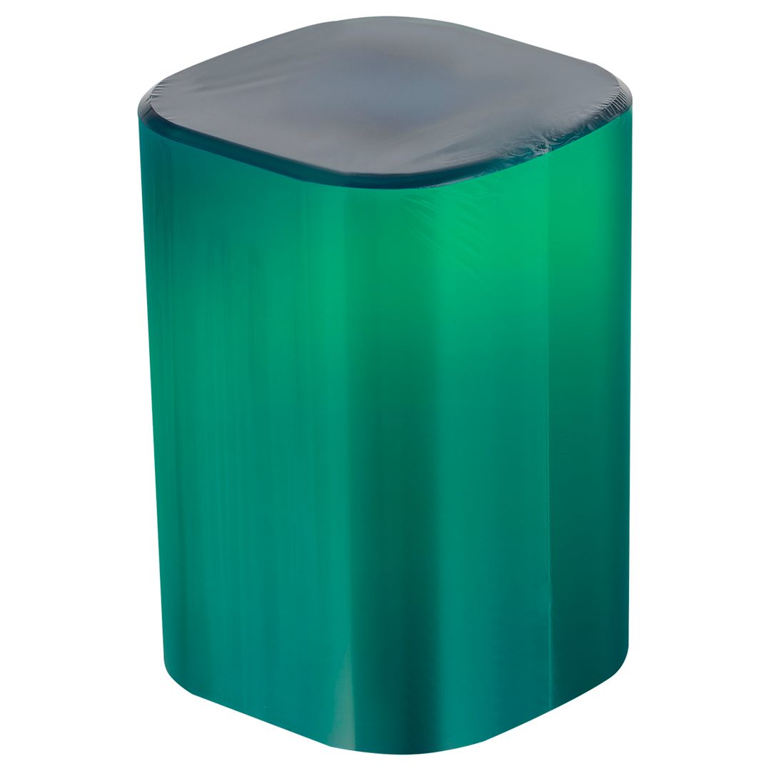 Подставка-стакан Стамм "Фаворит", пластик, квадратная, зеленый хамелеон / Подставки без наполнения №3