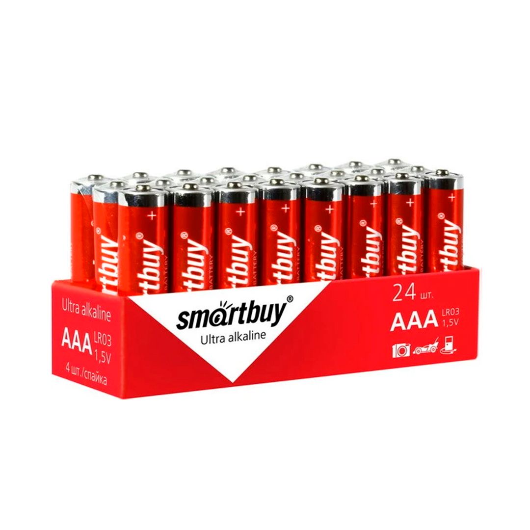 Батареялар Smartbuy ONE шынашақты АAA LR03 24A, 1.5V, алкалинді, 4 дана, баға бір қаптамасы үшін