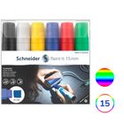 Набор маркеров акриловых Schneider "Paint-it 330", 15 мм, ассорти, 6 цветов