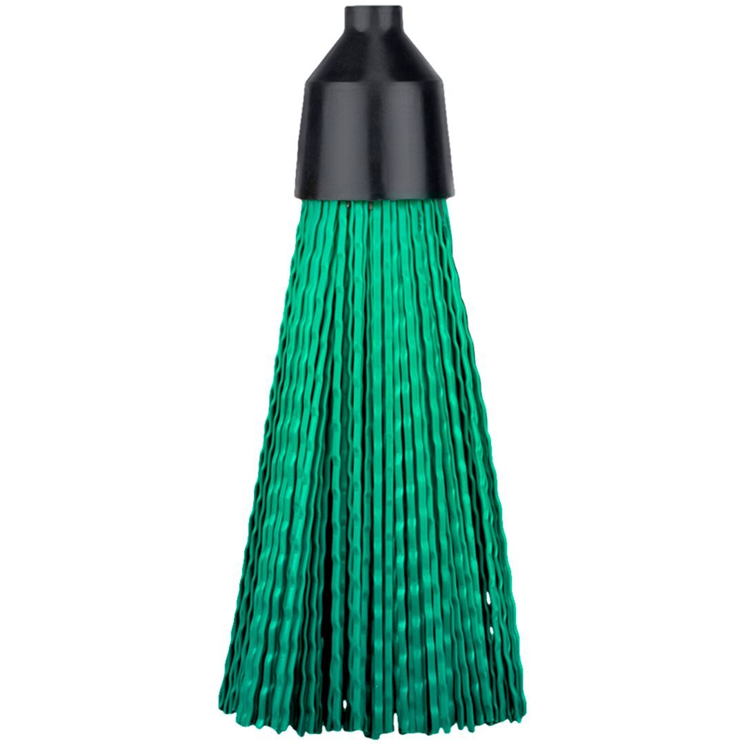 Метла Vega, синтетическая, для улицы, круглая, с деревянным черенком, 120 см / Веники, щетки, совки №2