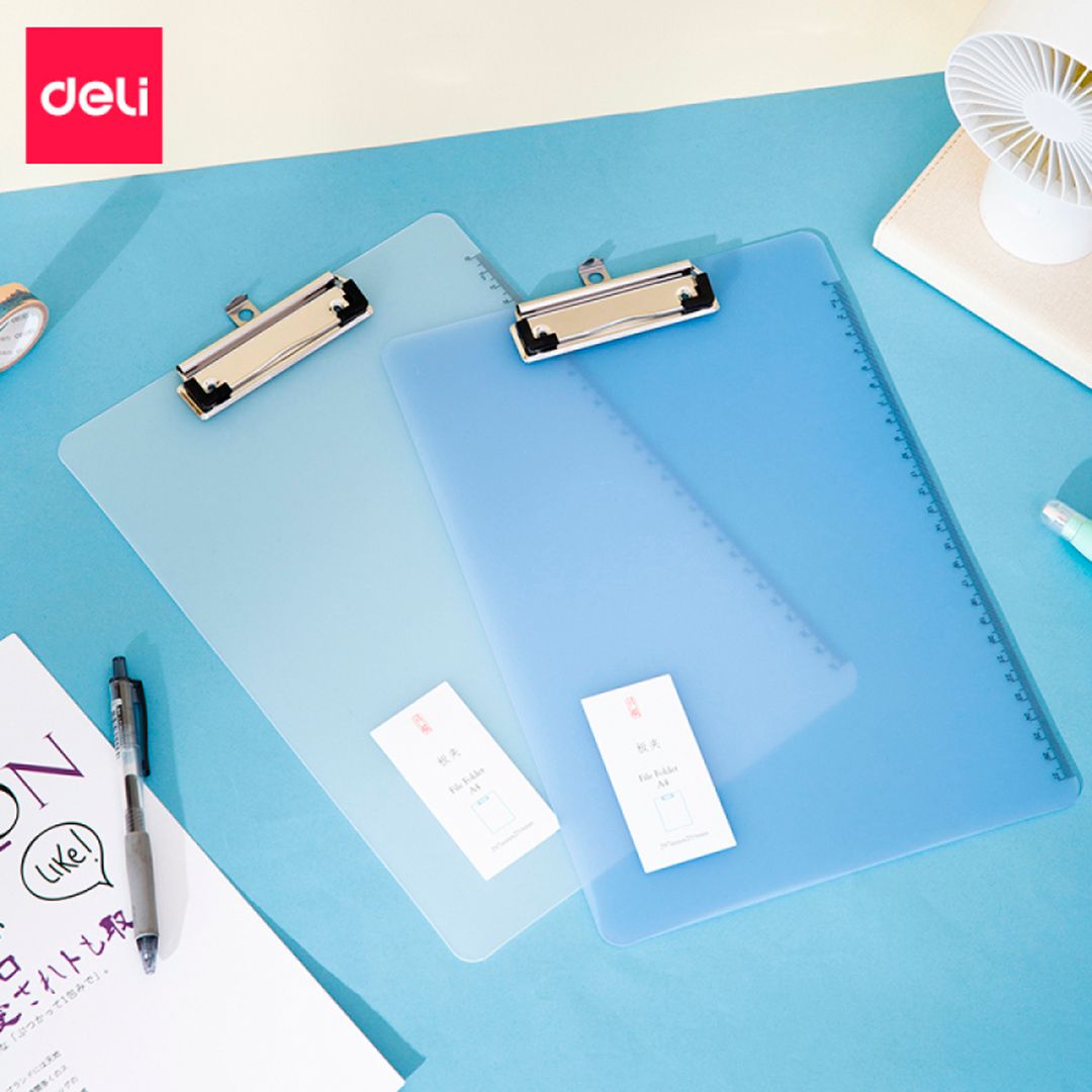 Папка-планшет Deli, А4, үстіңгі қысқышпен, ассорти / Планшет папкалар №3