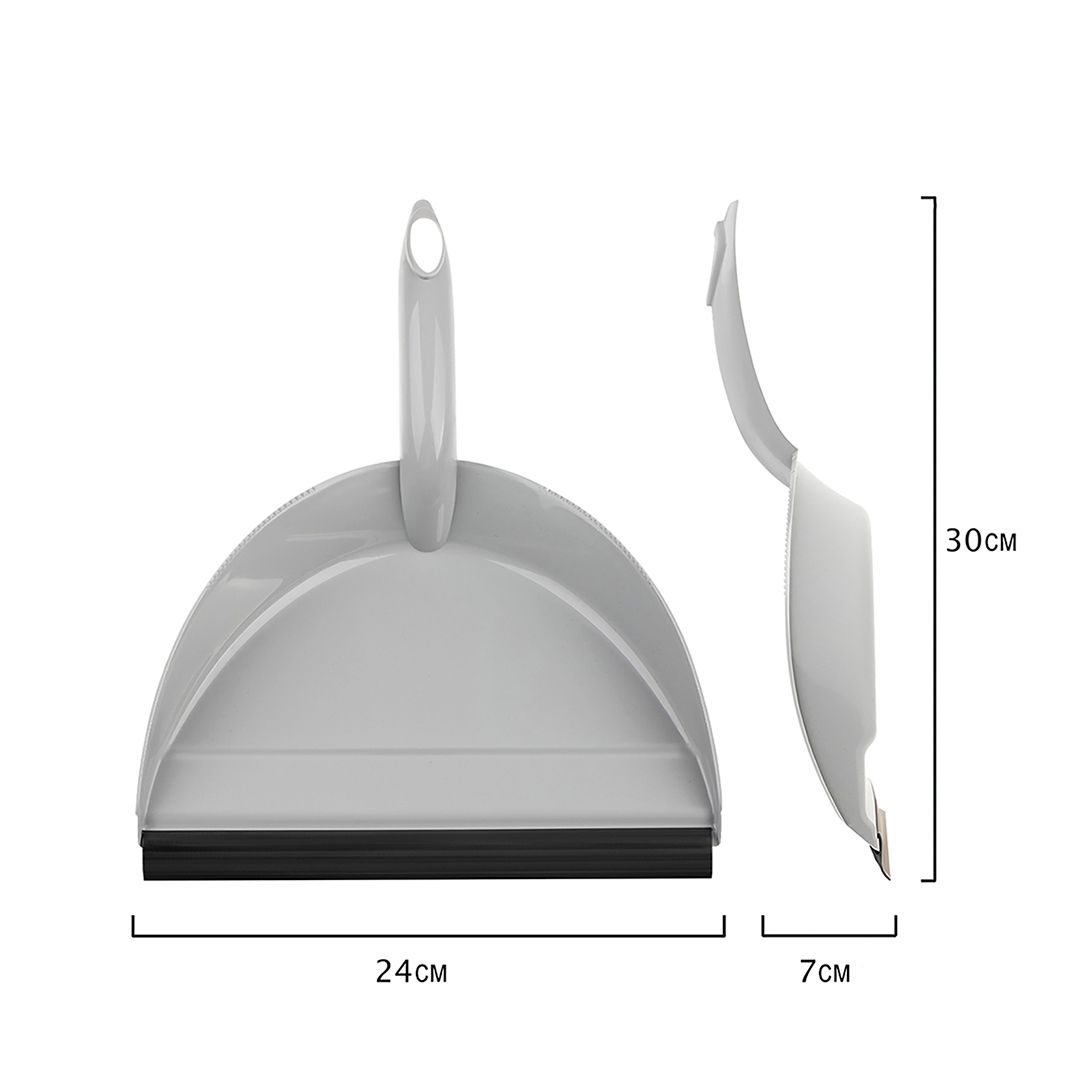 Қалақ OfficeClean, пластик, төмен тұтқалы, сұр / Сыпырғыштар, қылшақтар, қалақтар №2