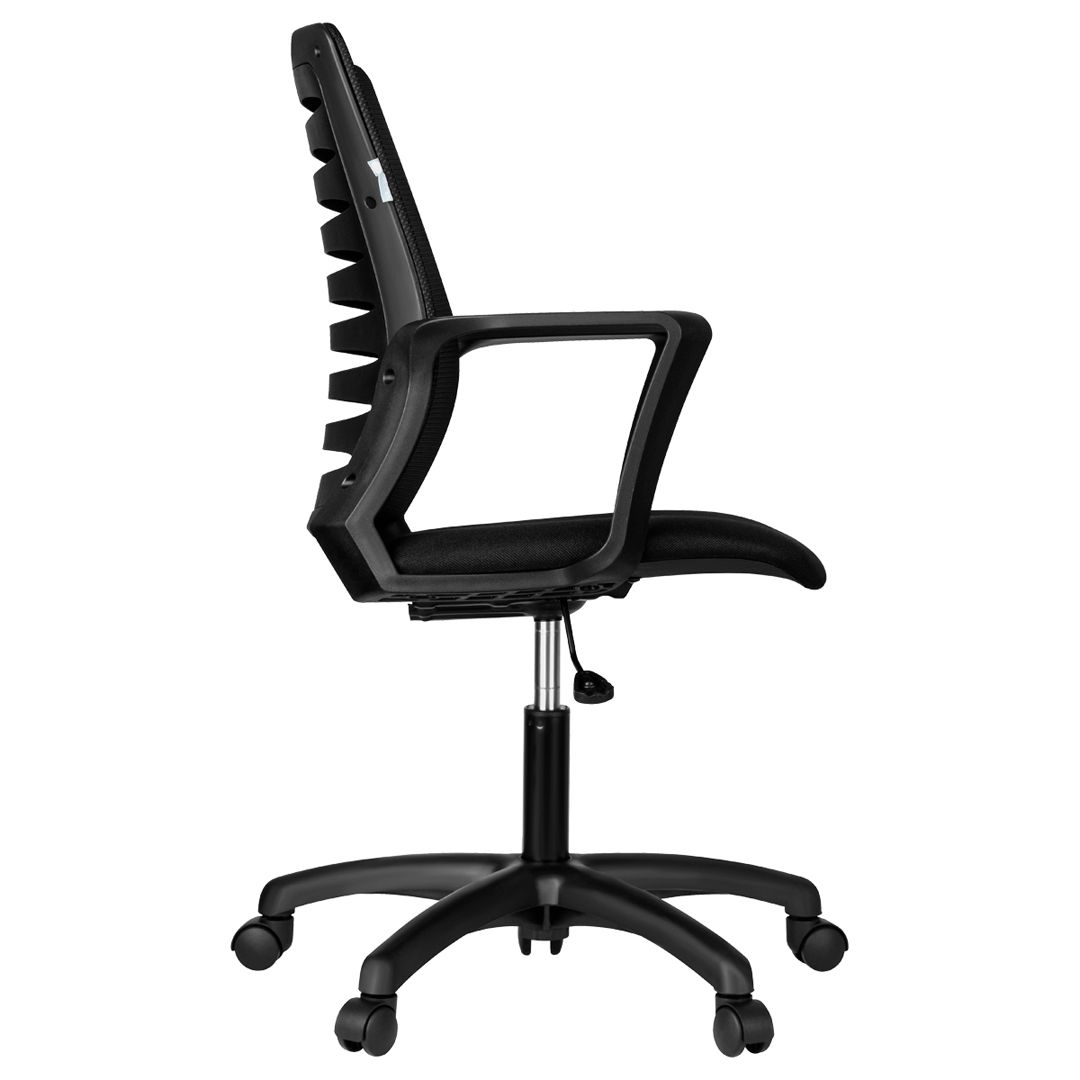 Қызметкерлер креслосы Helmi HL-M16 "Webstar", мата, торлы, қара / Қызметкерлерге арналған креслолар №3
