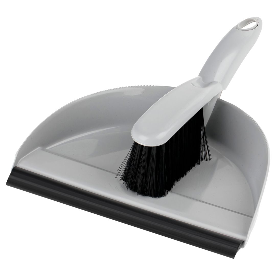 Щеткасы бар қалақ OfficeClean, пластик, сұр / Сыпырғыштар, қылшақтар, қалақтар №2