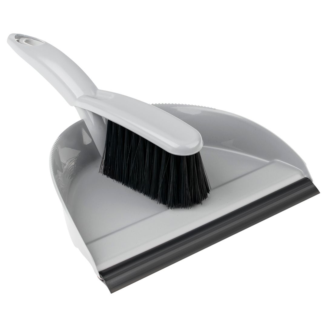 Щеткасы бар қалақ OfficeClean, пластик, сұр / Сыпырғыштар, қылшақтар, қалақтар №3