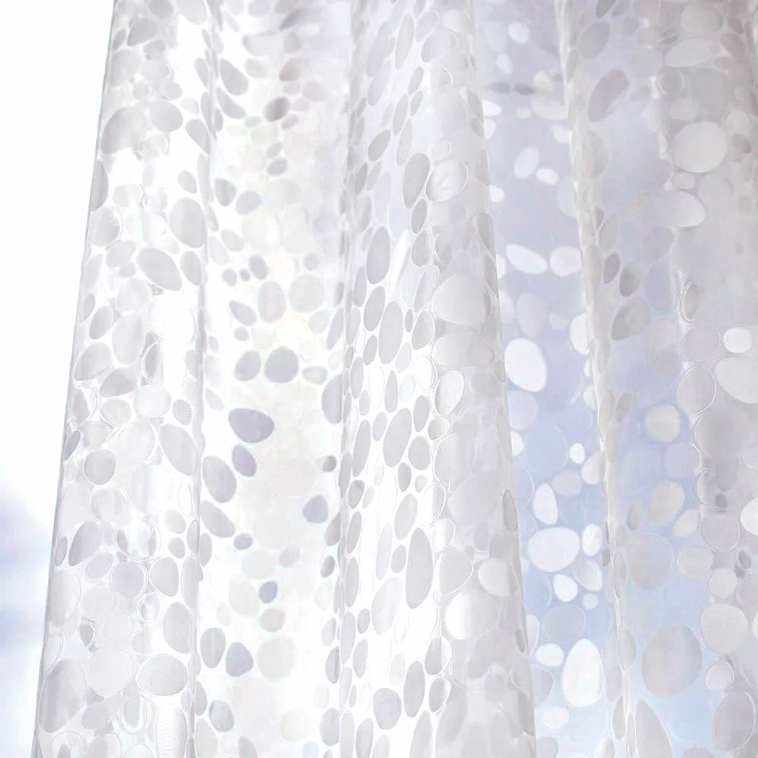 Жуынатын бөлмеге арналған перде Laima Home "Wet Stones", су өткізбейтін, 180*180 см / Терезе жууға арналған кұрал-жабдықтар №3