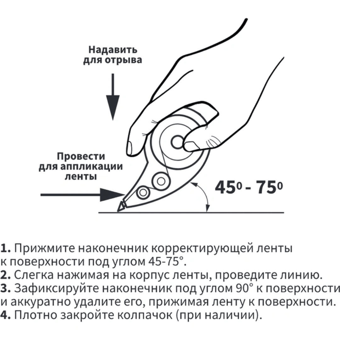 Түзеткіш лента Attache "Economy", 5 мм, ұзындығы 10 м / Түзеткіш ленталар №3