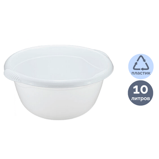 Таз круглый без крышки Idea, 10 литров, ассорти / Ведра