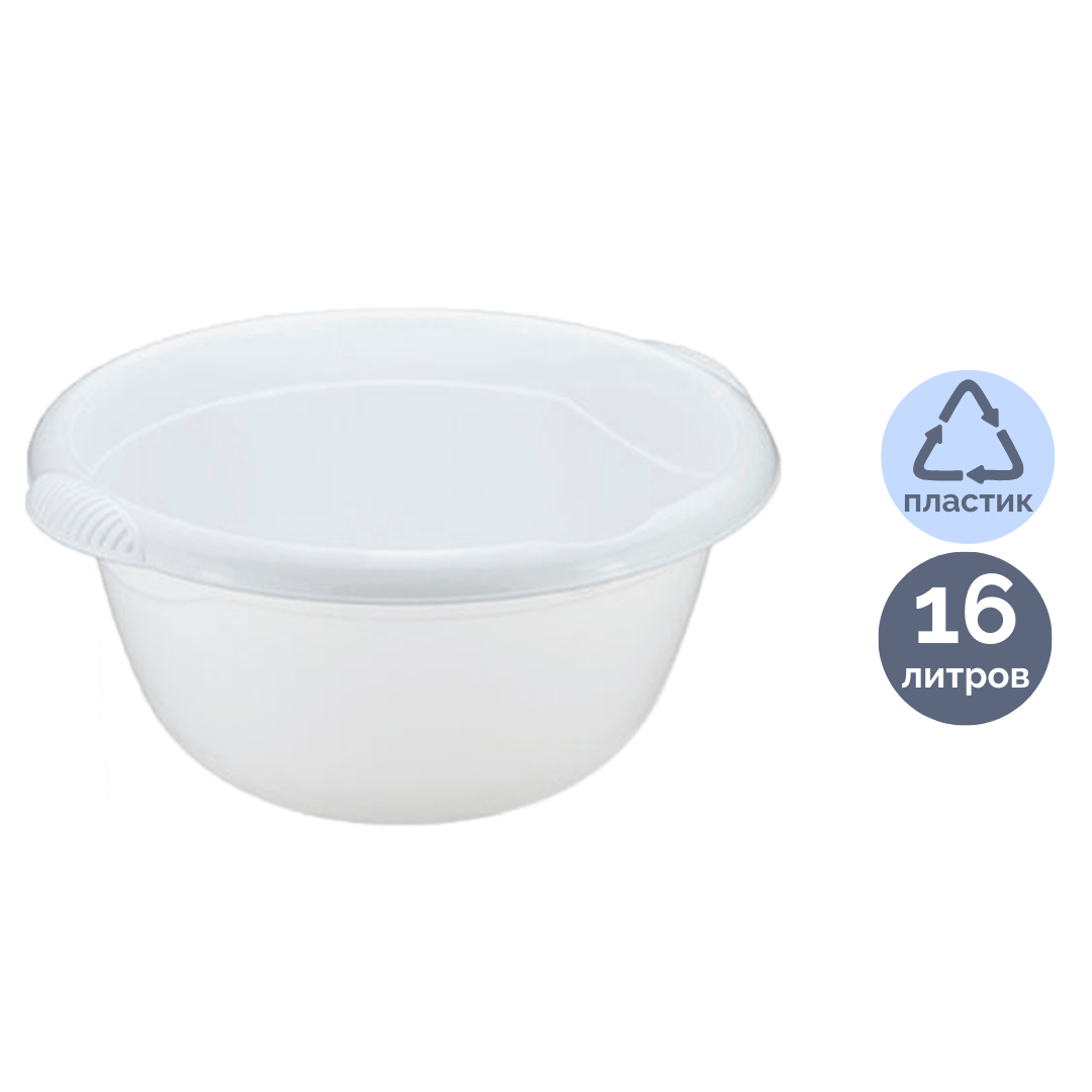 Қақпақсыз дөңгелек шелек Idea, 16 литр, ассорти / Шелектер oe.kz Қақпақсыз дөңгелек шелек Idea, 16 литр, ассорти / Шелектер