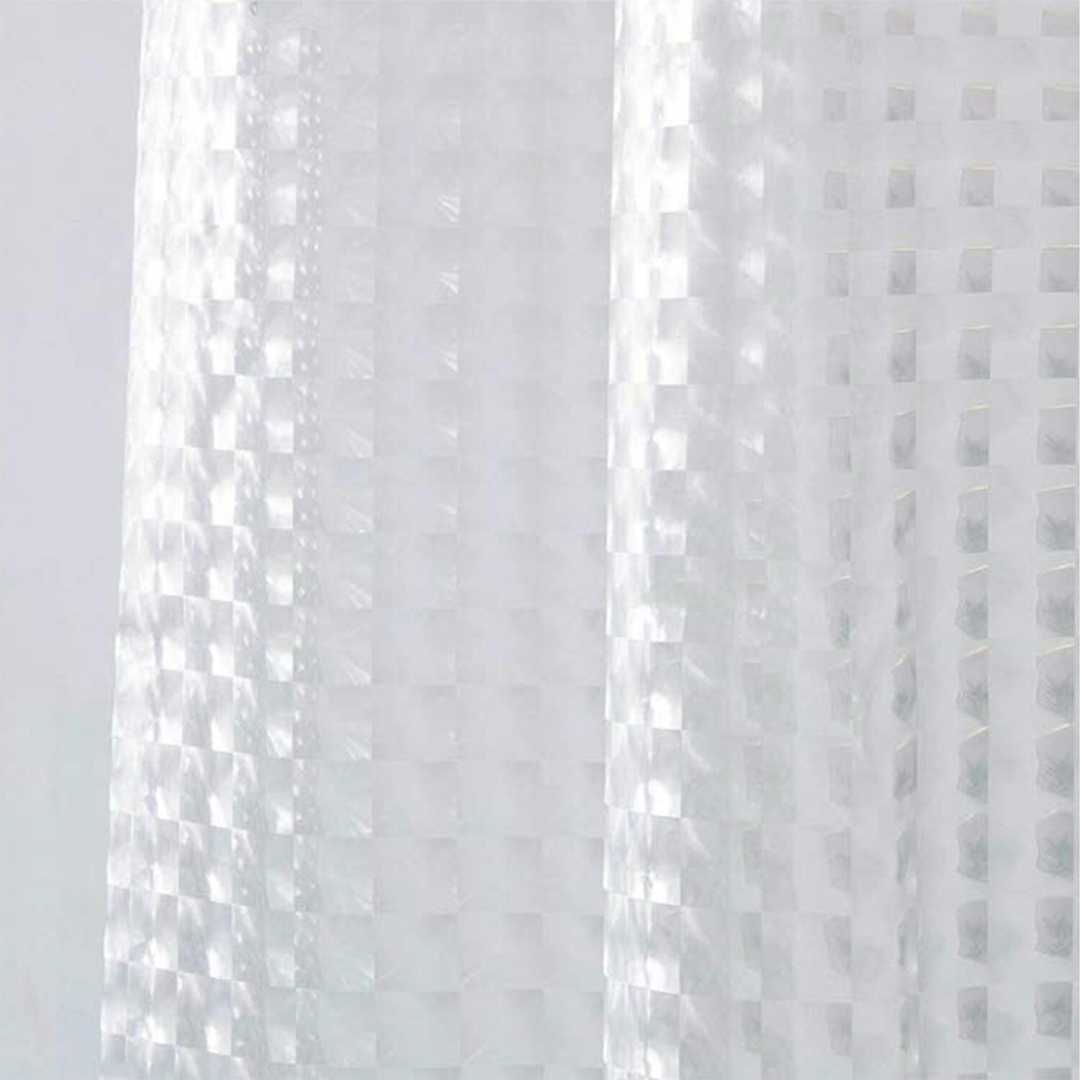 Жуыну бөлмесіне арналған перде Laima Home "Lens Flare", су өткізбейтін, 180*180 см / Терезе жууға арналған кұрал-жабдықтар №2