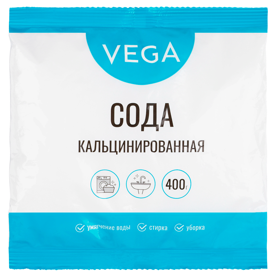 Сода кальцинированная Vega, 400 гр / Универсальные чистящие средства
