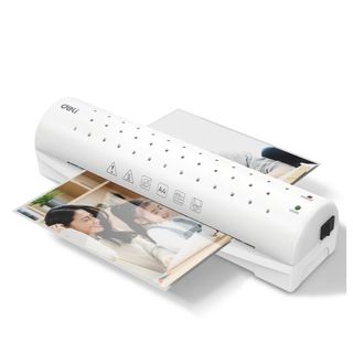 Ламинатор Deli ET106, A4 формат, 125 мкм, 300 мм/мин, белый / Ламинаторы