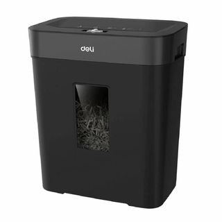 Құжаттарды жойғыш Deli ET024, ("4" құпиялық деңгейі), 15 литр, 10 парақ, қара / Құжаттарды жойғыштар