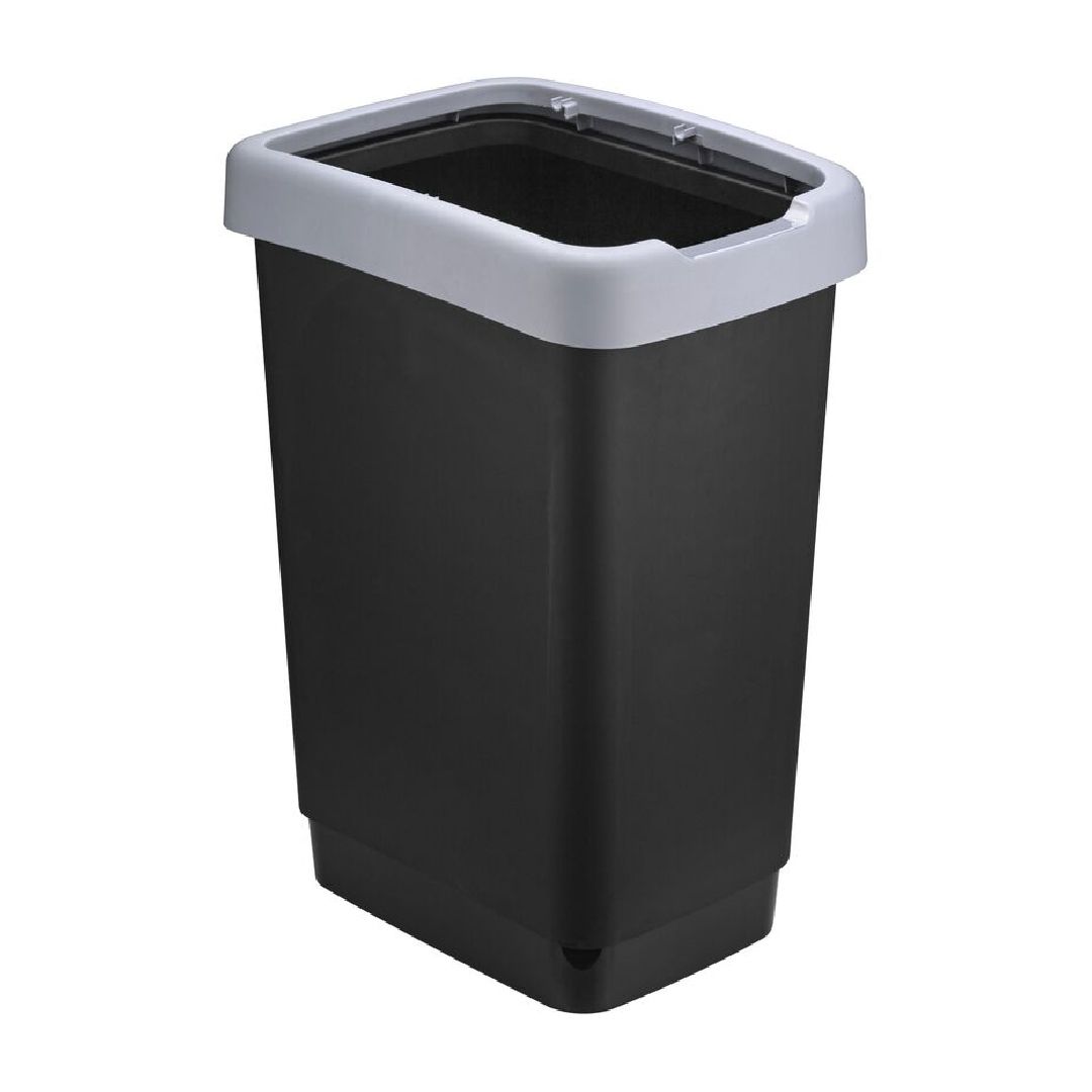 Қоқыс шелегі Idea Twin, 25 л, пластик, қара/сұр / Қоқыс контейнерлері мен шелектері №4 oe.kz Қоқыс шелегі Idea Twin, 25 л, пластик, қара/сұр / Қоқыс контейнерлері мен шелектері №4