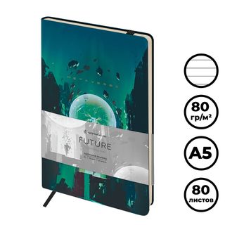 Записная книжка Greenwich Line "Future. Lightning ball", А5, 80 листов, в линейку / Записные книжки
